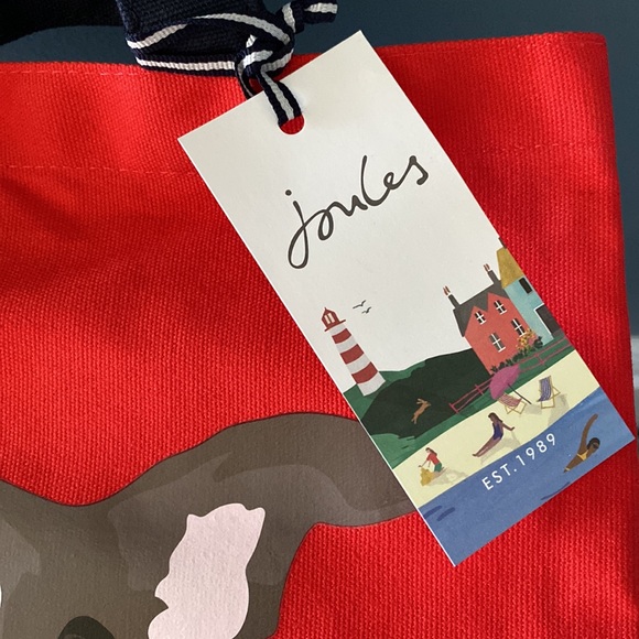NWT - Joules Cotton Tote Bag - Picture 3 of 9